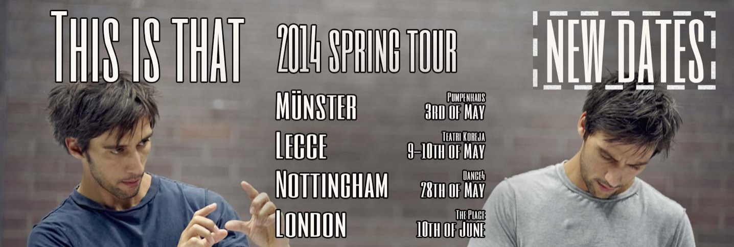 The updated This Is That 2014 Spring Tour poster with a new Nottingham date